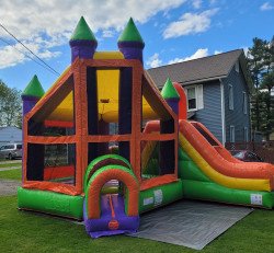 Bounce20Combo 1686693893 Deluxe Inflatable Castle Bounce with Slide